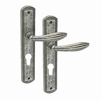 Ручки на планке TUPAI Sofia 1911-72 античное серебро